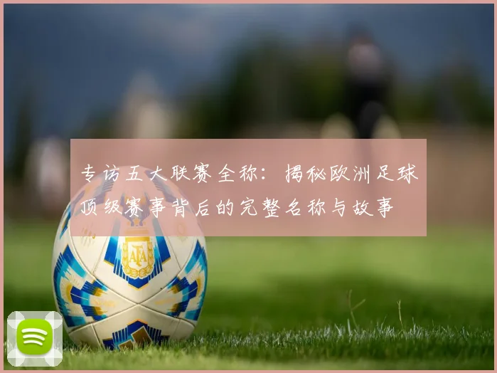 专访五大联赛全称:揭秘欧洲足球顶级赛事背后的完整名称与故事